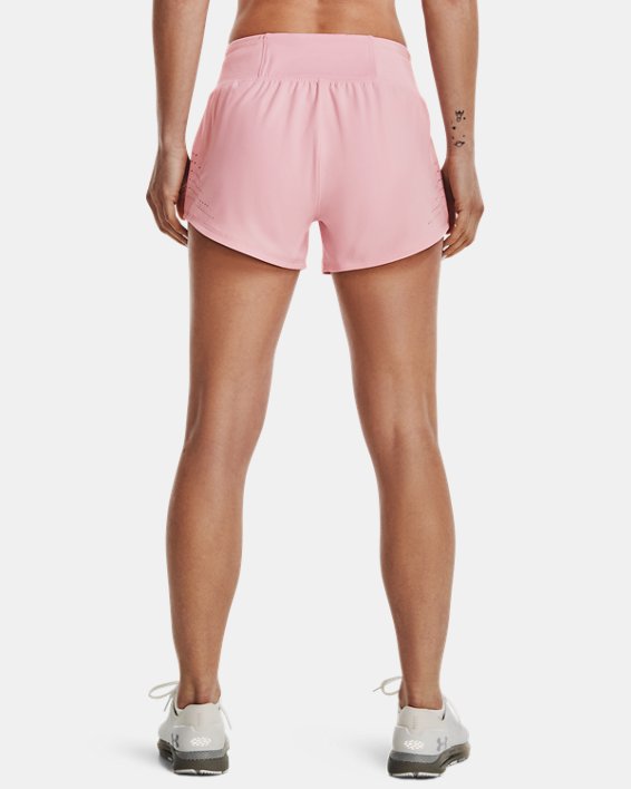 Women's UA Speedpocket Shorts, Pink, pdpMainDesktop image number 1